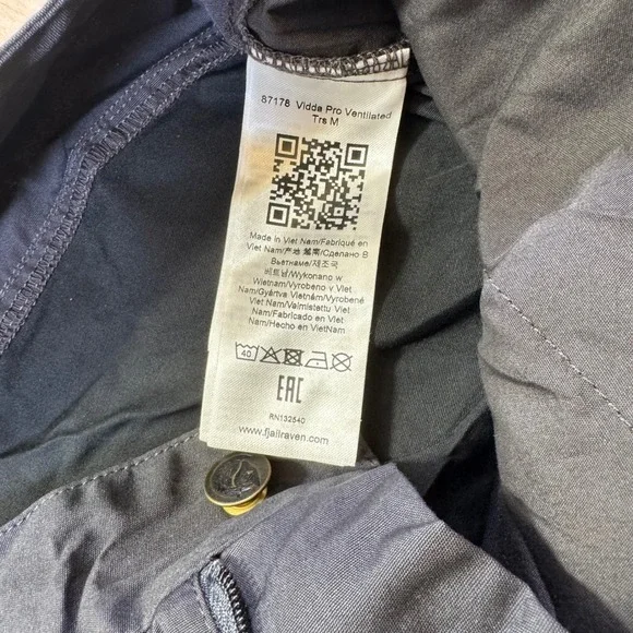 Fjallraven Vidda Pro Ventilated Trousers Mens 30 Dark Grey Black F87178 NWT